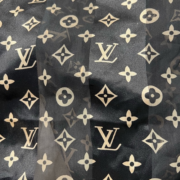 Louis Vuitton Silk Square Monogram Scarf - Picture 4 of 8